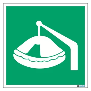 Davit launched liferaft – E039