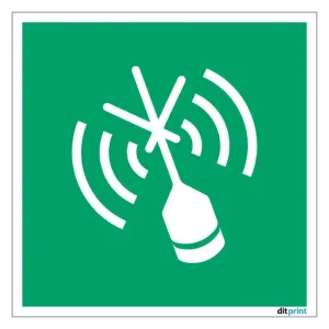 Nødposition med radio skilt – E052