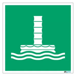 Marine evakueringsskakt skilt – E055