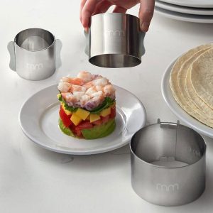 Madringe i rustfrit stål – justerbare